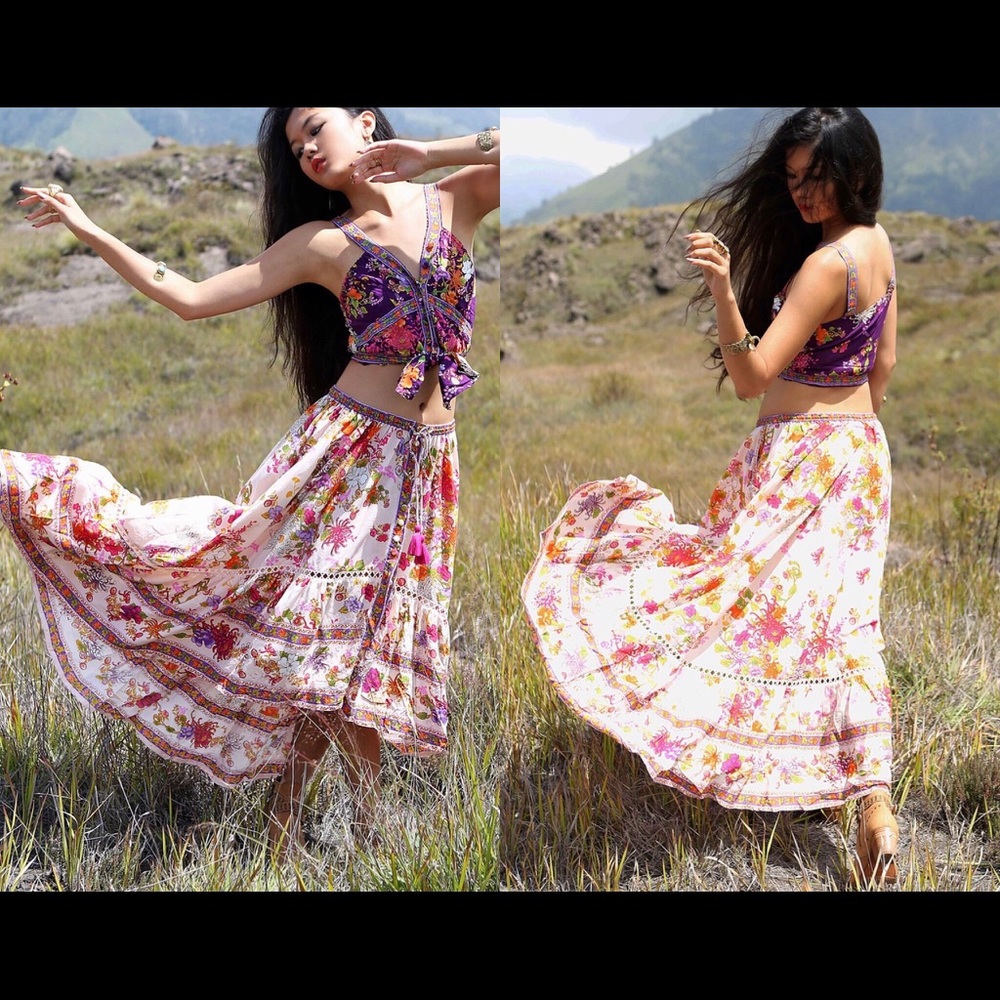 🌸SOLD🌸Delila maxi skirt-primrose pink